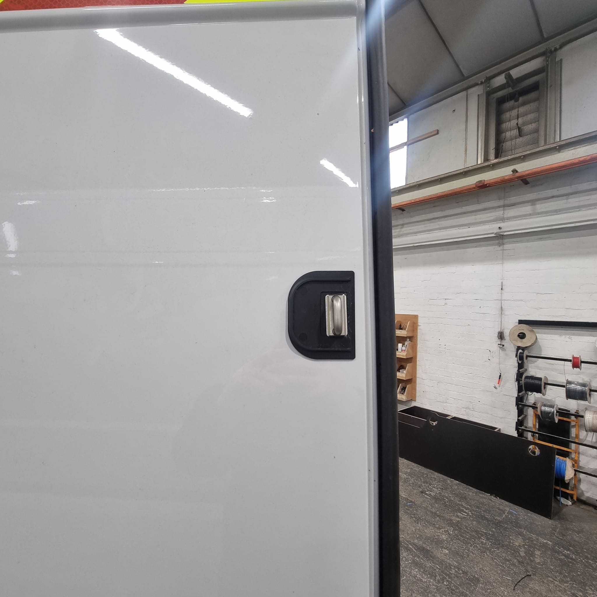 Van slam locks in Bolton