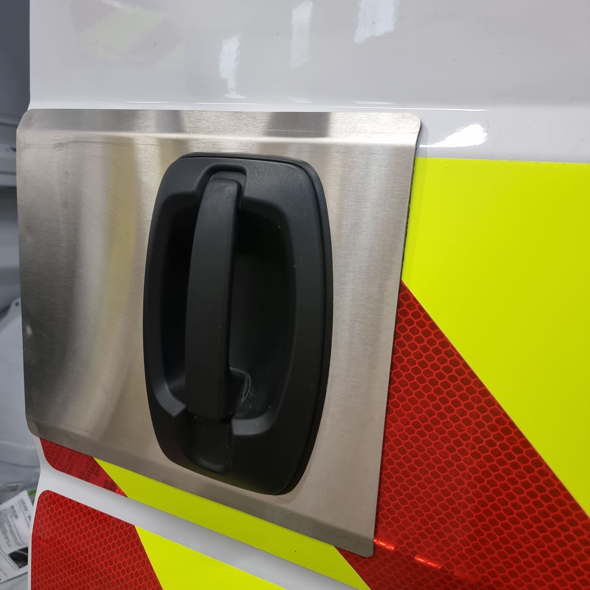 Armour plate installation on a Van in Westhoughton