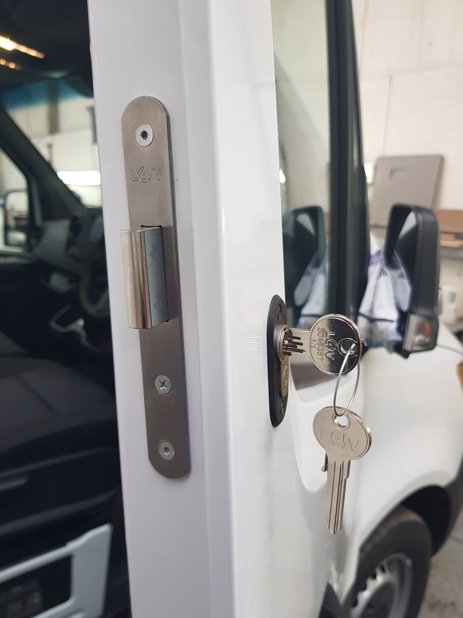 Van door lock system in Bolton